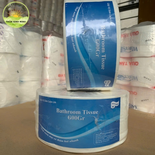 Giấy vệ sinh cuộn lớn cao cấp 600gr/cuộn